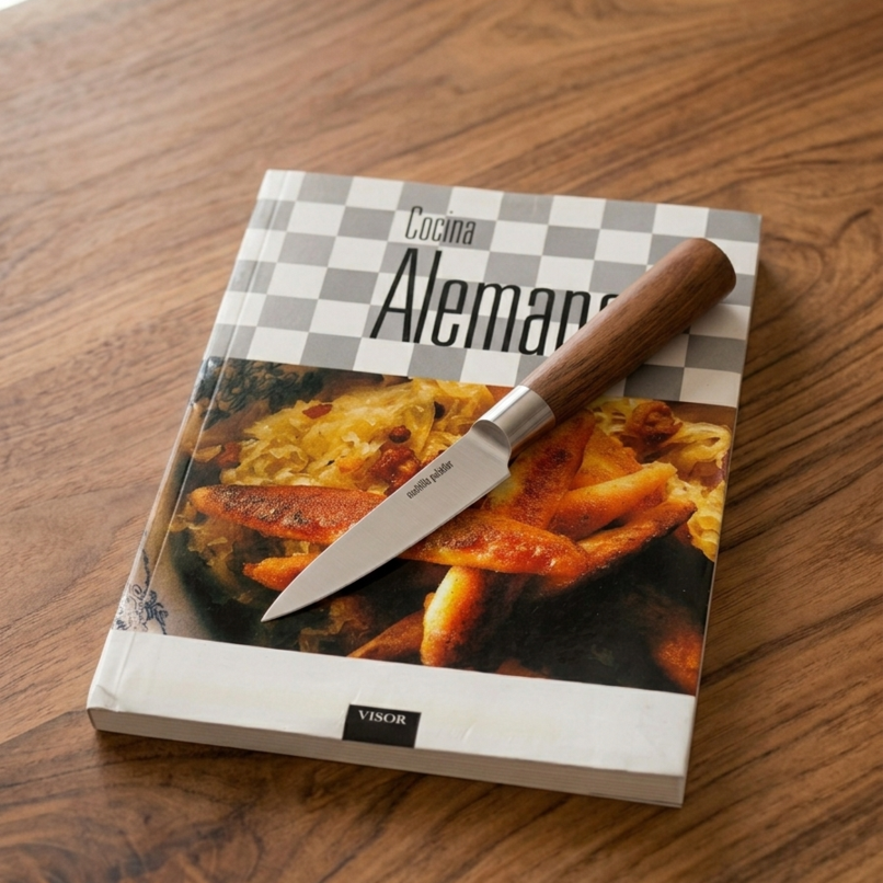 Libro de Cocina Alemana + Cuchillo Pelador